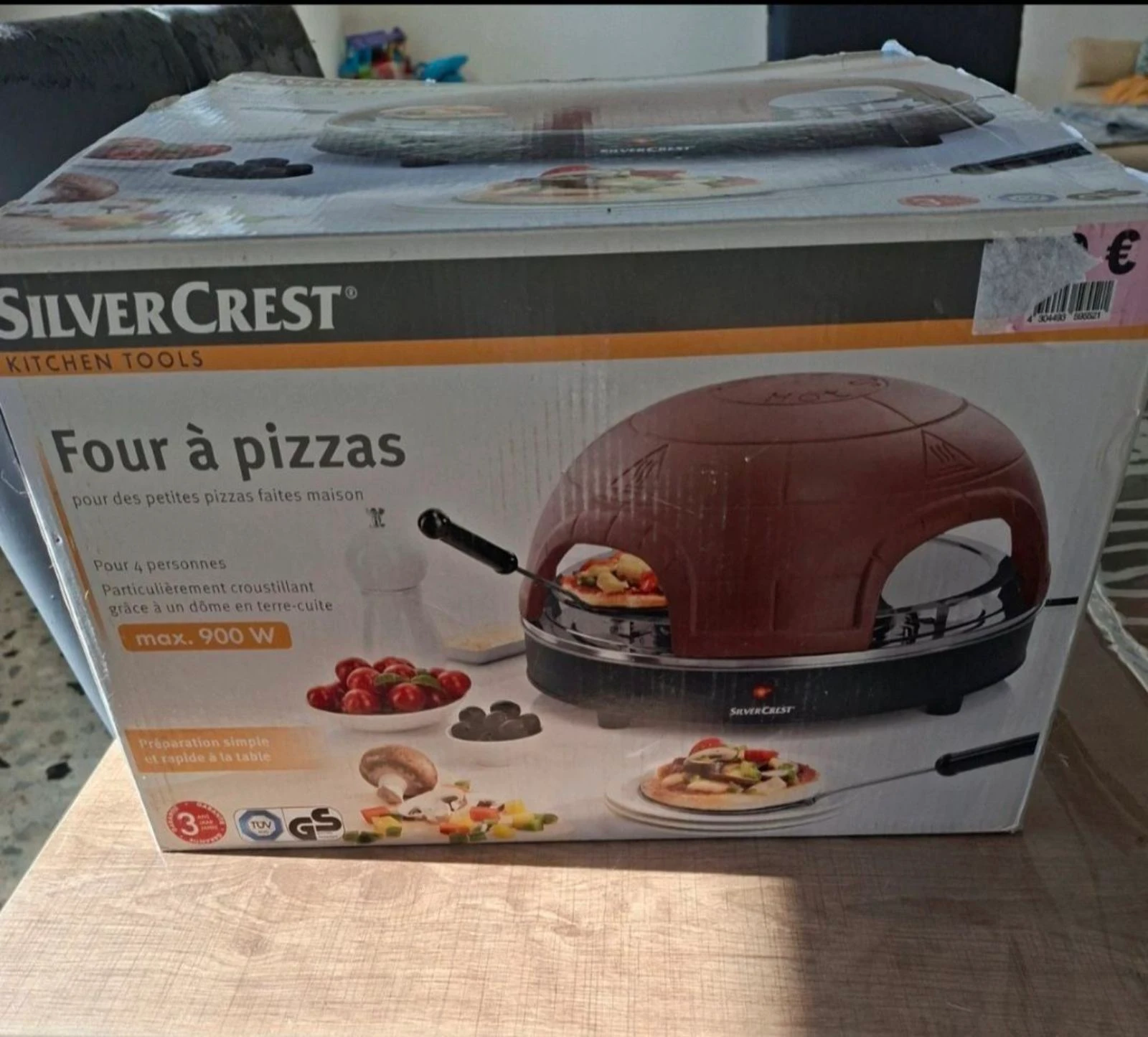 Appareil pour minis pizzas party ou grandes pizzas